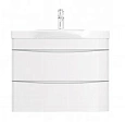 Тумба с раковиной AM.PM Like M80-FHX0802-WC0802 подвесная 80 см, ящики, белый, глянец Тумба с раковиной AM.PM Like M80-FHX0802-WC0802 подвесная 80 см, ящики, белый, глянец