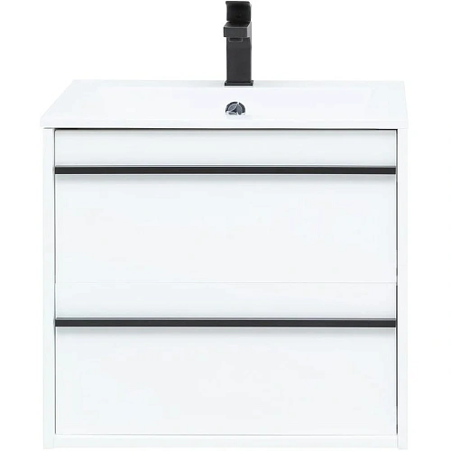 Тумба с раковиной Aquanet Lino 60 белый матовый 00271943 Тумба с раковиной Aquanet Lino 60 белый матовый 00271943