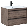 Тумба с раковиной Aquanet Lino 70 Дуб Веллингтон 00271946 Тумба с раковиной Aquanet Lino 70 Дуб Веллингтон 00271946