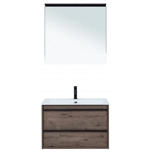 Тумба с раковиной Aquanet Lino 80 Дуб Веллингтон 00271948 Тумба с раковиной Aquanet Lino 80 Дуб Веллингтон 00271948