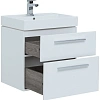 Тумба с раковиной Aquanet Nova 60 белый (2 ящика) 00242279 + 00242905 Тумба с раковиной Aquanet Nova 60 белый (2 ящика) 00242279 + 00242905