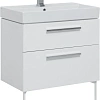 Тумба с раковиной Aquanet Nova 75 белый (2 ящика) 00245254 Тумба с раковиной Aquanet Nova 75 белый (2 ящика) 00245254