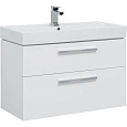 Тумба с раковиной Aquanet Nova 90 белый (2 ящика) 00245256 Тумба с раковиной Aquanet Nova 90 белый (2 ящика) 00245256