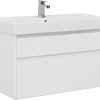 Тумба с раковиной Aquanet Nova Lite 100 белый (2 ящика) 00245252 Тумба с раковиной Aquanet Nova Lite 100 белый (2 ящика) 00245252