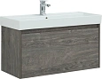 Тумба с раковиной Aquanet Nova Lite 100 дуб рошелье (1 ящик) 00242579 + 00242907 Тумба с раковиной Aquanet Nova Lite 100 дуб рошелье (1 ящик) 00242579 + 00242907