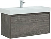 Тумба с раковиной Aquanet Nova Lite 100 дуб рошелье (1 ящик) 00245251