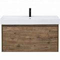 Тумба с раковиной Aquanet Nova Lite 100 дуб рустикальный (1 ящик) 00254700 Тумба с раковиной Aquanet Nova Lite 100 дуб рустикальный (1 ящик) 00254700