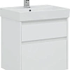 Тумба с раковиной Aquanet Nova Lite 60 белый (2 ящика) 00242575 + 00242905 Тумба с раковиной Aquanet Nova Lite 60 белый (2 ящика) 00242575 + 00242905