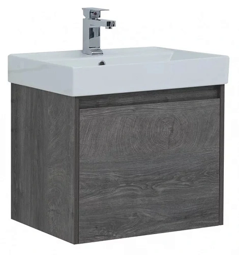 Тумба с раковиной Aquanet Nova Lite 60 дуб рошелье (1 ящик) 00245239 Тумба с раковиной Aquanet Nova Lite 60 дуб рошелье (1 ящик) 00245239