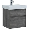 Тумба с раковиной Aquanet Nova Lite 60 дуб рошелье (2 ящика) 00245241
