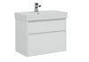 Тумба с раковиной Aquanet Nova Lite 75 белый (2 ящика) 00242272 + 00242338