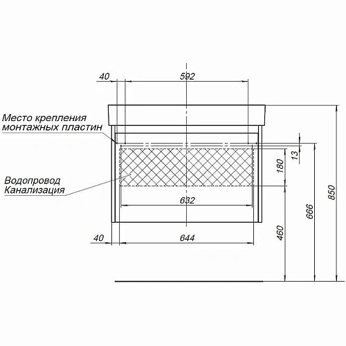 Тумба с раковиной Aquanet Nova Lite 75 дуб рошелье (1 ящик) 00245242 Тумба с раковиной Aquanet Nova Lite 75 дуб рошелье (1 ящик) 00245242