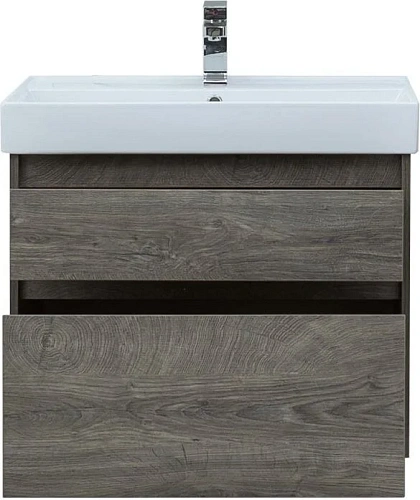 Тумба с раковиной Aquanet Nova Lite 75 дуб рошелье (2 ящика) 00242273 + 00242338 Тумба с раковиной Aquanet Nova Lite 75 дуб рошелье (2 ящика) 00242273 + 00242338