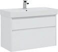 Тумба с раковиной Aquanet Nova Lite 90 белый (2 ящика) 00242268 + 00242906 Тумба с раковиной Aquanet Nova Lite 90 белый (2 ящика) 00242268 + 00242906