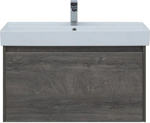 Тумба с раковиной Aquanet Nova Lite 90 дуб рошелье (1 ящик) 00242269 + 00242906 Тумба с раковиной Aquanet Nova Lite 90 дуб рошелье (1 ящик) 00242269 + 00242906