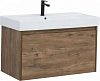 Тумба с раковиной Aquanet Nova Lite 90 дуб рустикальный (1 ящик) 00254698