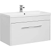 Тумба с раковиной Aquanet Августа 100 белый (ручка хром) 00287687