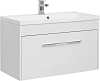 Тумба с раковиной Aquanet Августа 100 белый 00210019+00204096