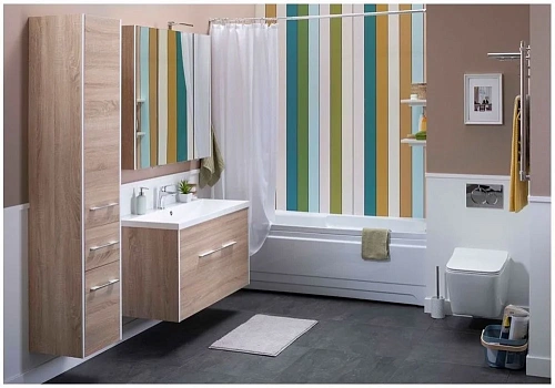 Тумба с раковиной Aquanet Августа 100 дуб сонома 00210021+00204096 Тумба с раковиной Aquanet Августа 100 дуб сонома 00210021+00204096