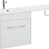 Тумба с раковиной Aquanet Августа 120 L белый 00239565 + 00210026 Тумба с раковиной Aquanet Августа 120 L белый 00239565 + 00210026