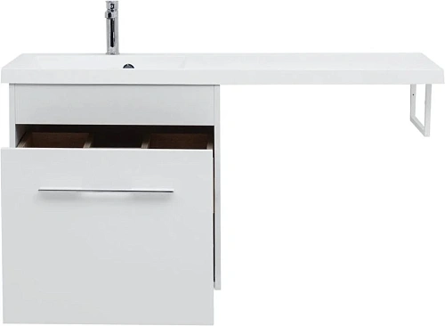 Тумба с раковиной Aquanet Августа 120 L белый 00239565 + 00210026 Тумба с раковиной Aquanet Августа 120 L белый 00239565 + 00210026