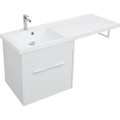 Тумба с раковиной Aquanet Августа 120 L белый 00239781 Тумба с раковиной Aquanet Августа 120 L белый 00239781