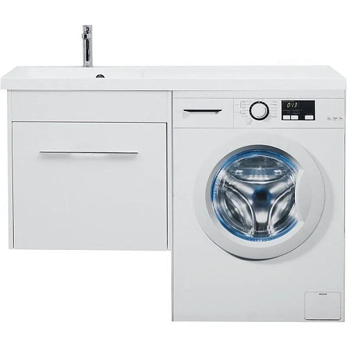 Тумба с раковиной Aquanet Августа 120 L белый 00239781 Тумба с раковиной Aquanet Августа 120 L белый 00239781