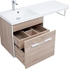 Тумба с раковиной Aquanet Августа 120 L дуб сонома 00210027 + 00239565 Тумба с раковиной Aquanet Августа 120 L дуб сонома 00210027 + 00239565