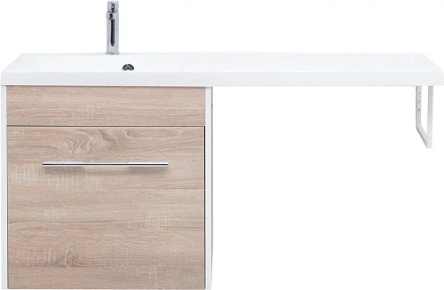 Тумба с раковиной Aquanet Августа 120 L дуб сонома 00210027 + 00239565 Тумба с раковиной Aquanet Августа 120 L дуб сонома 00210027 + 00239565