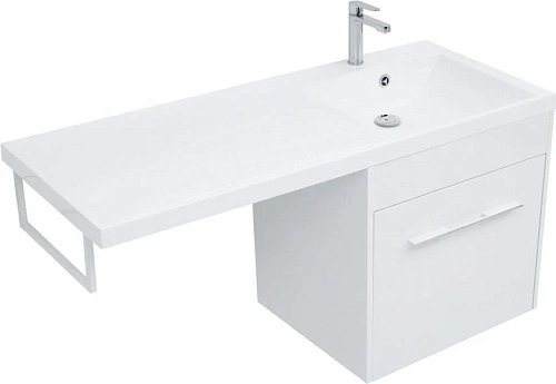 Тумба с раковиной Aquanet Августа 120 R белый 00210026 + 00239568 Тумба с раковиной Aquanet Августа 120 R белый 00210026 + 00239568