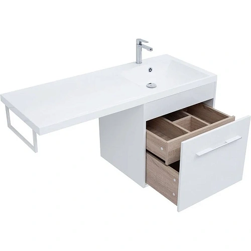 Тумба с раковиной Aquanet Августа 120 R белый 00239782 Тумба с раковиной Aquanet Августа 120 R белый 00239782