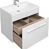 Тумба с раковиной Aquanet Августа 75 белый 00210028+00204118 Тумба с раковиной Aquanet Августа 75 белый 00210028+00204118