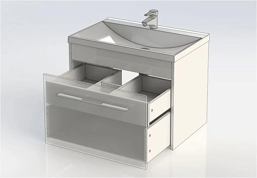 Тумба с раковиной Aquanet Августа 75 дуб сонома 00210029+00204118 Тумба с раковиной Aquanet Августа 75 дуб сонома 00210029+00204118