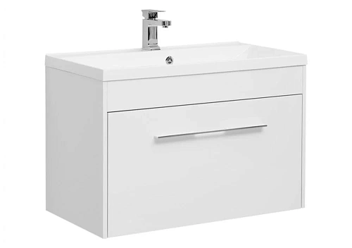 Тумба с раковиной Aquanet Августа 90 белый 00210030+00204119 Тумба с раковиной Aquanet Августа 90 белый 00210030+00204119