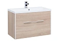 Тумба с раковиной Aquanet Августа 90 дуб сонома 00210031+00204119 Тумба с раковиной Aquanet Августа 90 дуб сонома 00210031+00204119
