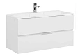 Тумба с раковиной Aquanet Алвита 100 белый 00235341 + 00222717 Тумба с раковиной Aquanet Алвита 100 белый 00235341 + 00222717
