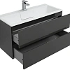 Тумба с раковиной Aquanet Алвита 100 серый антрацит 00240112 + 00222717 Тумба с раковиной Aquanet Алвита 100 серый антрацит 00240112 + 00222717
