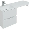 Тумба с раковиной Aquanet Алвита 120 L белый 00243773 Тумба с раковиной Aquanet Алвита 120 L белый 00243773