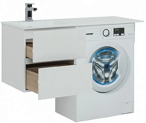 Тумба с раковиной Aquanet Алвита 120 L белый 00243773 Тумба с раковиной Aquanet Алвита 120 L белый 00243773