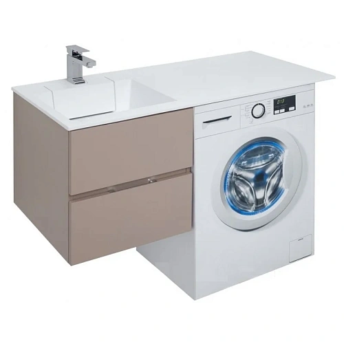 Тумба с раковиной Aquanet Алвита 120 L капучино 00243775 Тумба с раковиной Aquanet Алвита 120 L капучино 00243775