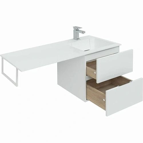 Тумба с раковиной Aquanet Алвита 120 R белый 00243726 Тумба с раковиной Aquanet Алвита 120 R белый 00243726