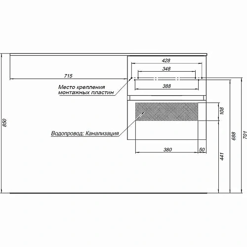 Тумба с раковиной Aquanet Алвита 120 R белый 00243726 Тумба с раковиной Aquanet Алвита 120 R белый 00243726