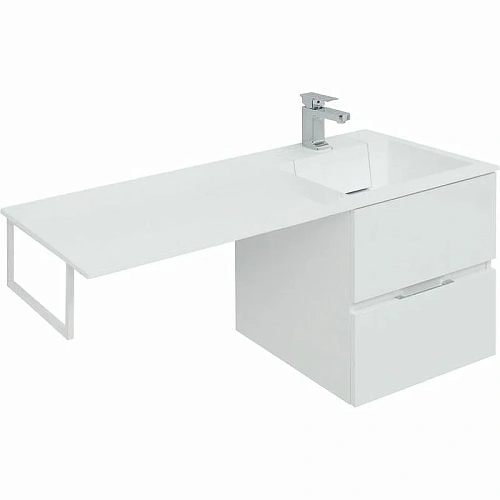 Тумба с раковиной Aquanet Алвита 120 R белый 00243726 Тумба с раковиной Aquanet Алвита 120 R белый 00243726