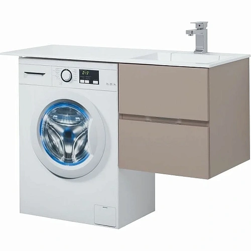 Тумба с раковиной Aquanet Алвита 120 R капучино 00243774 Тумба с раковиной Aquanet Алвита 120 R капучино 00243774