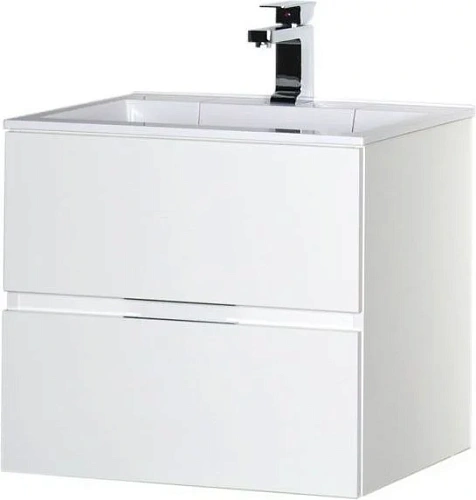 Тумба с раковиной Aquanet Алвита 60 белый 00184301+00181907 Тумба с раковиной Aquanet Алвита 60 белый 00184301+00181907