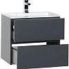 Тумба с раковиной Aquanet Алвита 60 серый антрацит 00183991+00181907 Тумба с раковиной Aquanet Алвита 60 серый антрацит 00183991+00181907