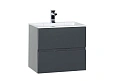 Тумба с раковиной Aquanet Алвита 60 серый антрацит 00183991+00181907 Тумба с раковиной Aquanet Алвита 60 серый антрацит 00183991+00181907