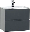 Тумба с раковиной Aquanet Алвита 60 серый антрацит 00213094 Тумба с раковиной Aquanet Алвита 60 серый антрацит 00213094