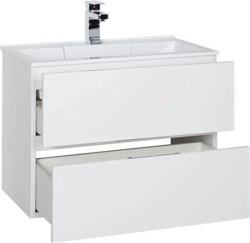 Тумба с раковиной Aquanet Алвита 70 белый 00184302+00182523 Тумба с раковиной Aquanet Алвита 70 белый 00184302+00182523