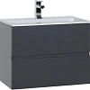 Тумба с раковиной Aquanet Алвита 70 серый антрацит 00183992+00182523 Тумба с раковиной Aquanet Алвита 70 серый антрацит 00183992+00182523